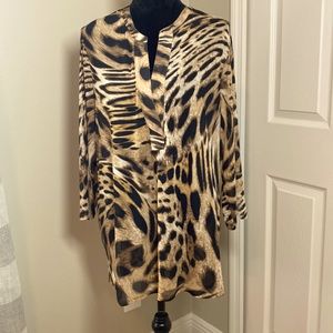 Chico's tunic animal print